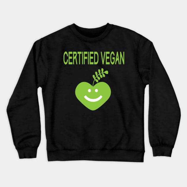 Certified Vegan Crewneck Sweatshirt by JevLavigne